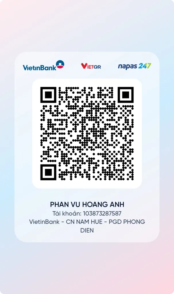 QR ủng hộ hoang anh phan vu