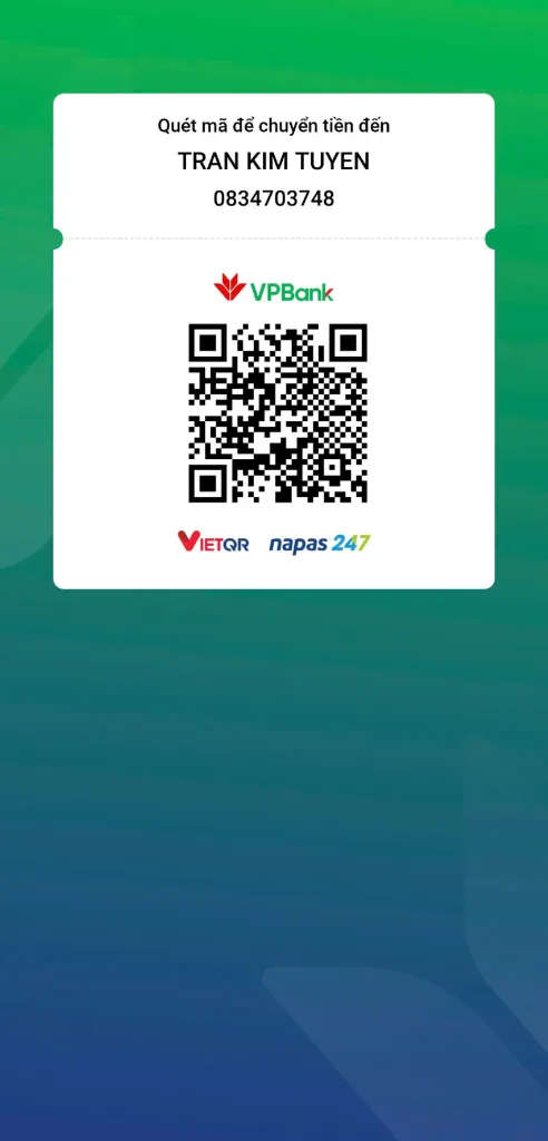 QR ủng hộ tuyến tóc dài