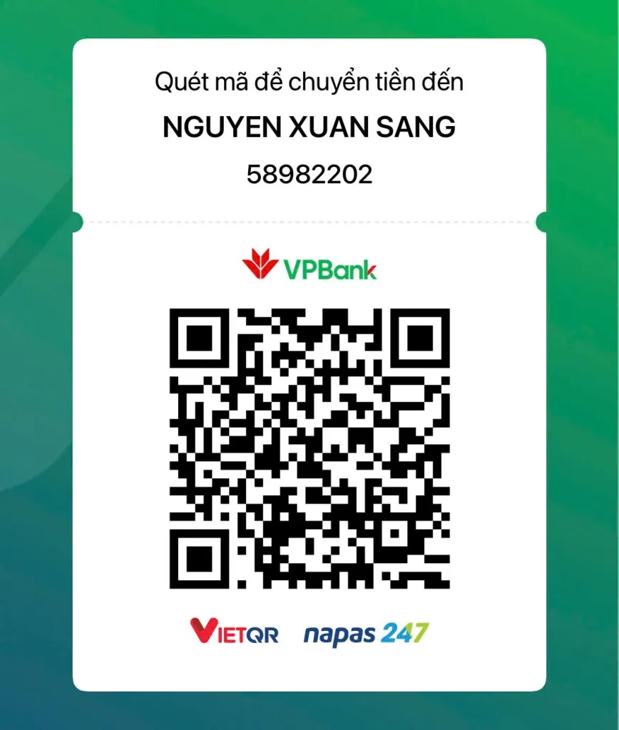QR ủng hộ Xuân Sang